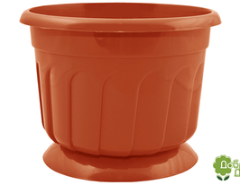 Вазон з підставкою Рина 1,6 л теракотовийкупити