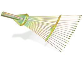 Граблі віялові дротяні оцинк. розсувні 18 зубів 200-460 ммкупити